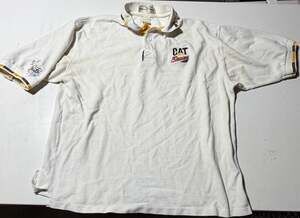 Vintage Willow Pointe NASCAR CAT Racing Ward Burton White Polo Shirt Size L